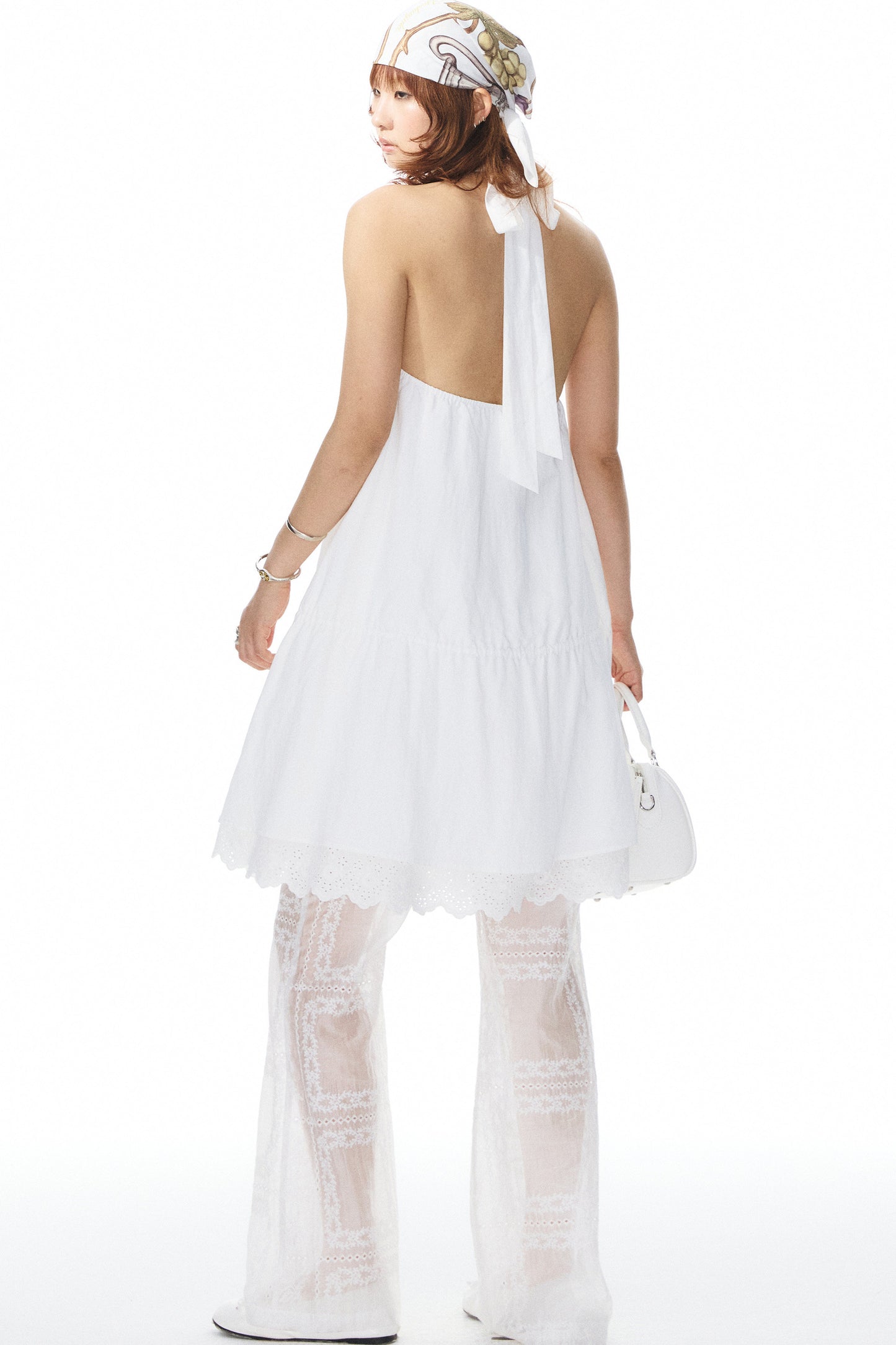 Halter Neck Rivet Dress