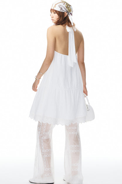 Halter Neck Rivet Dress