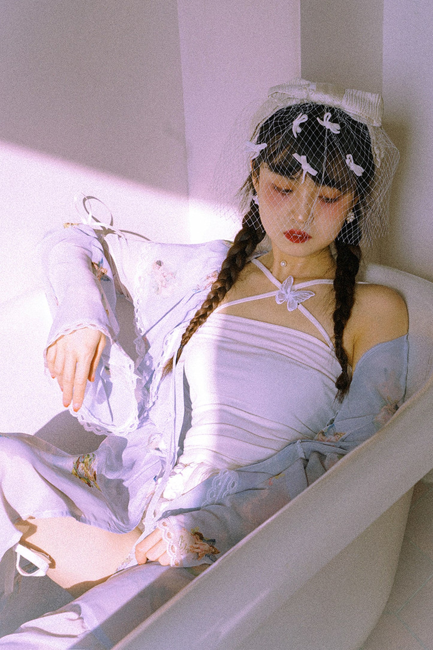 Butterfly Cross Strap Knit Camisole