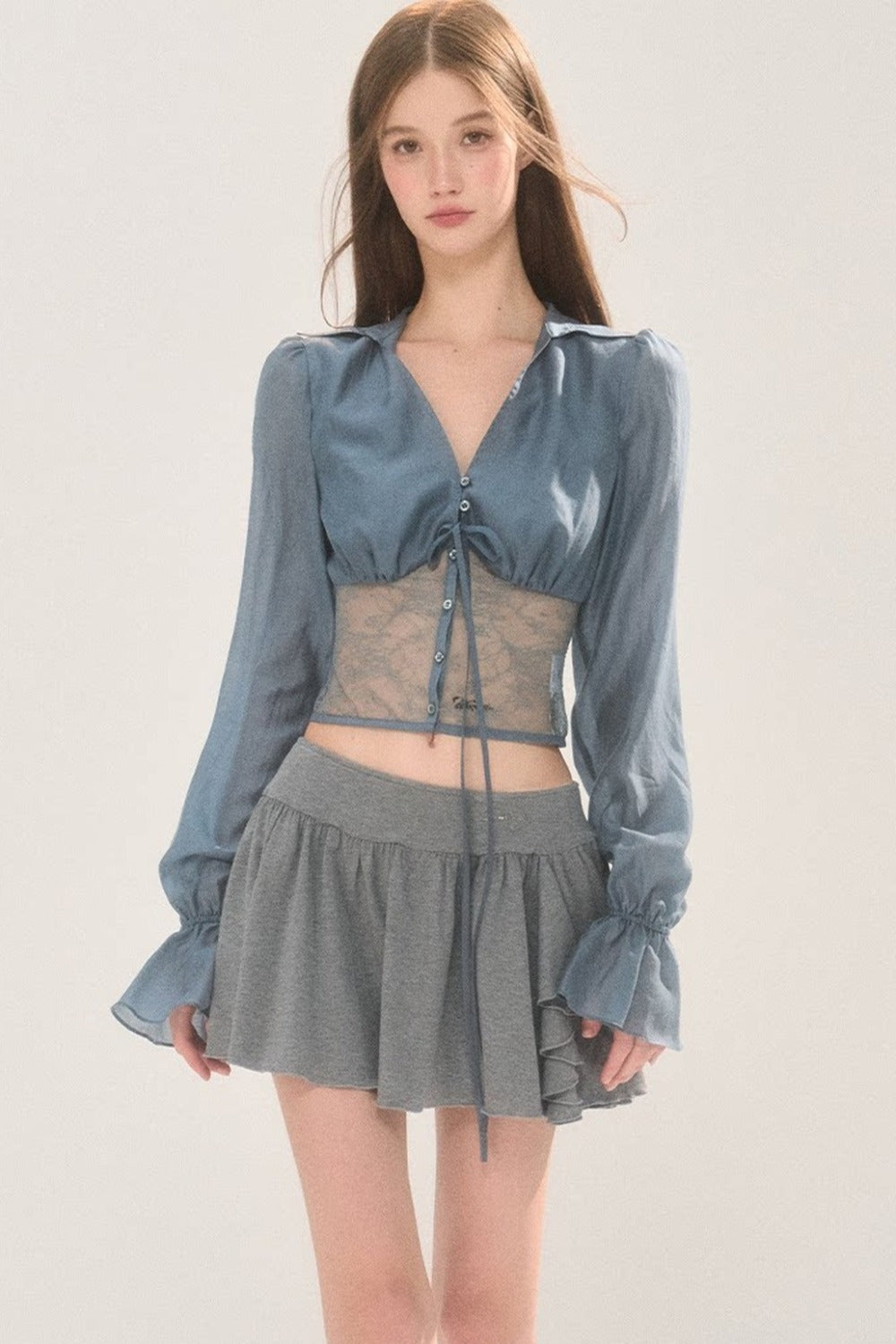 Flowy Bowknot Skirt