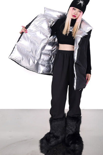 Reversible Y2K Cotton Vest