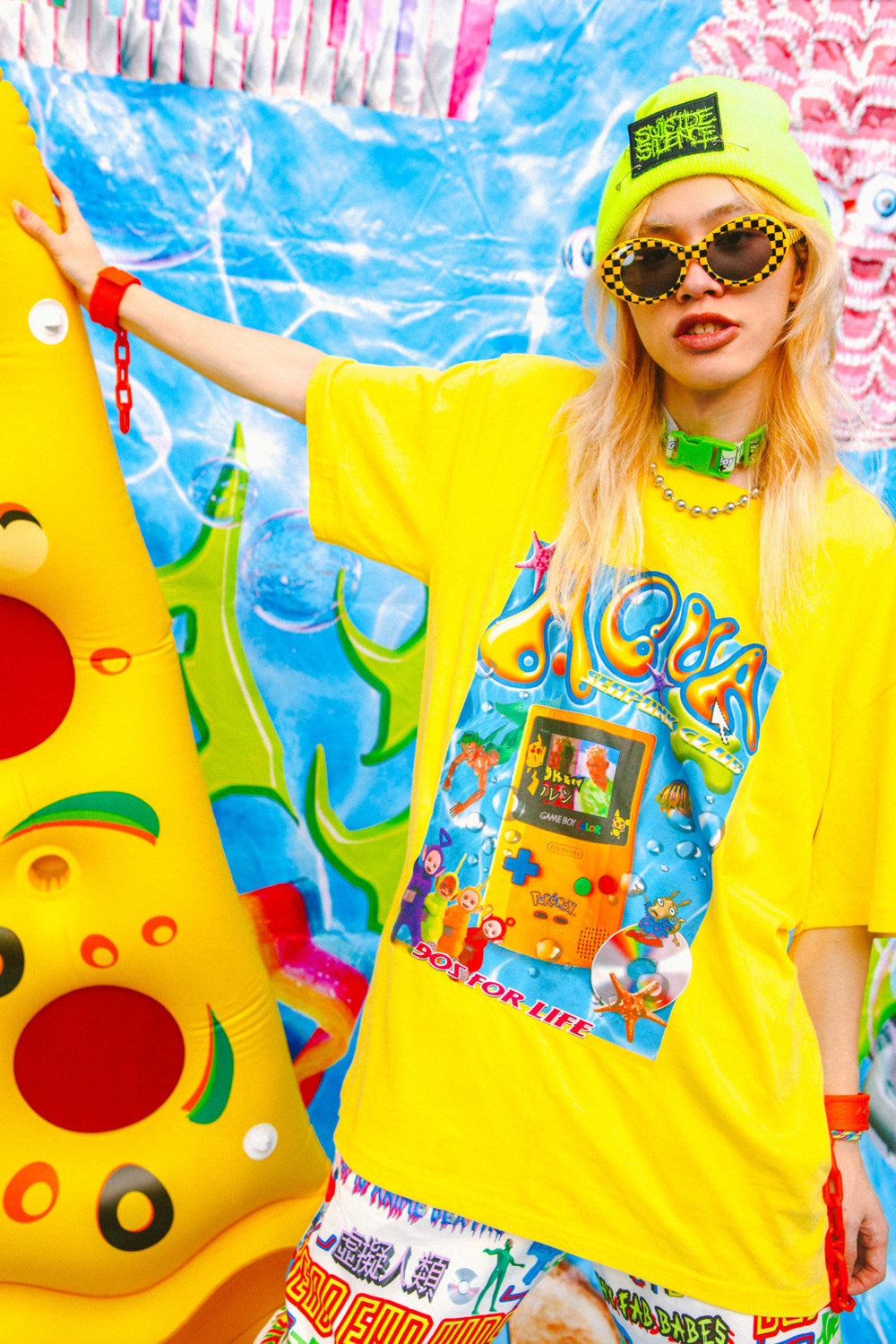 Bright Yellow Game Console Blouse