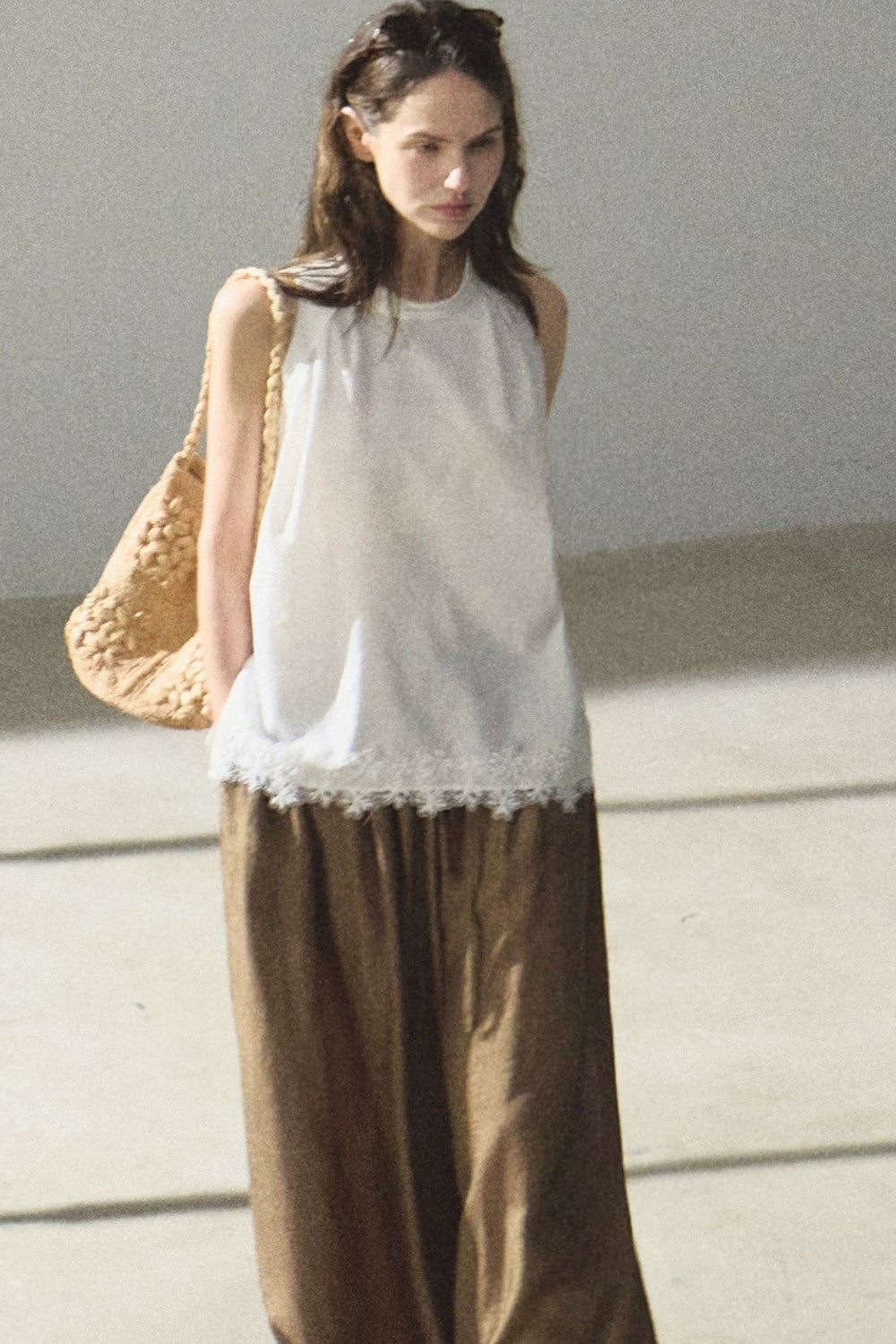 Vacation Lace Lyocell Vest
