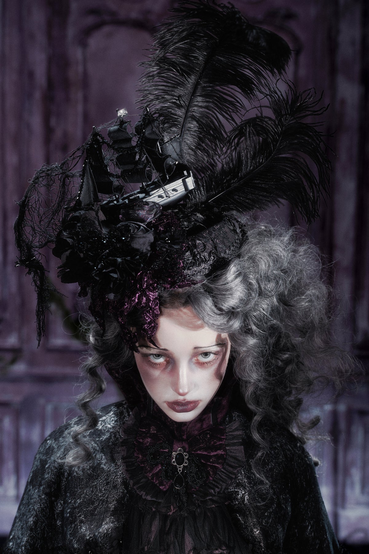 Gothic Dark Style Sailing Hat