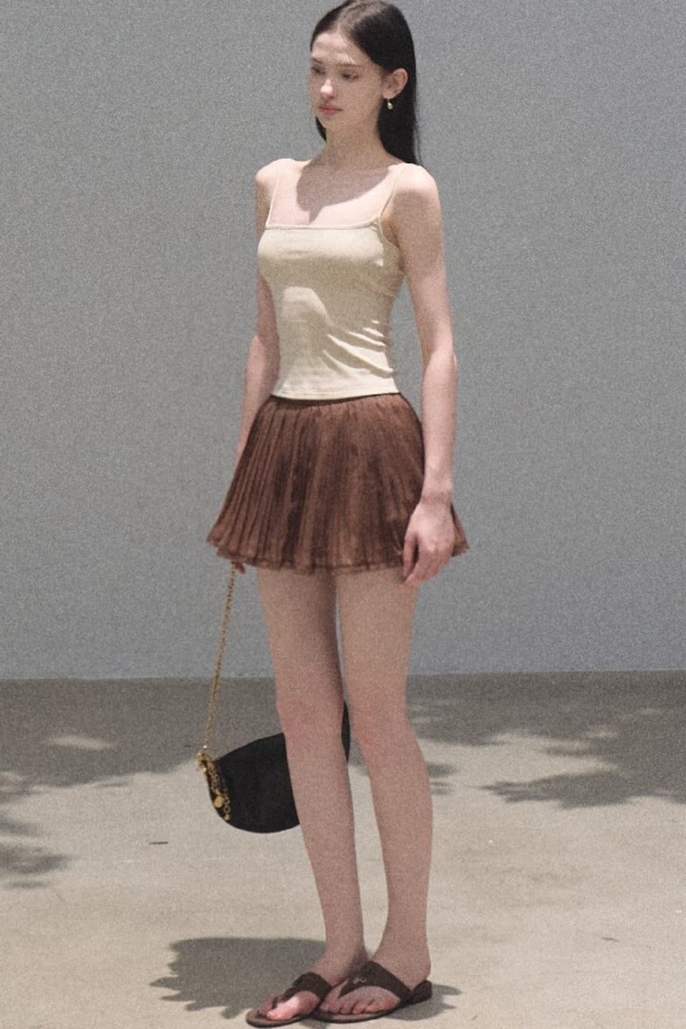 Longing Chiffon Pleated Skirt