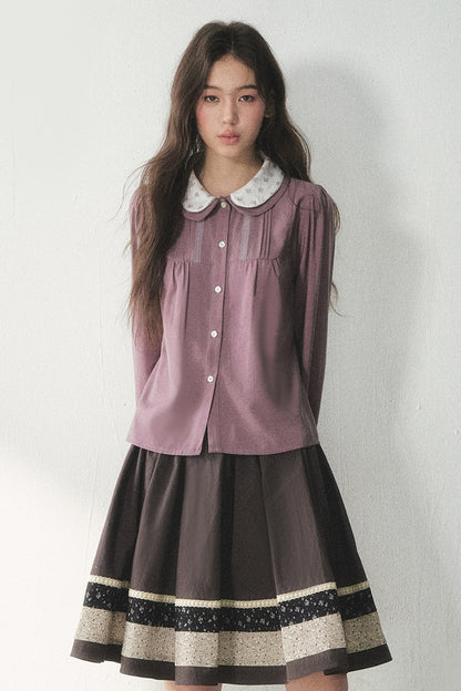Floral Patchwork Skirt