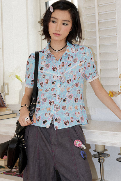 Soft Dream Lace Blouse