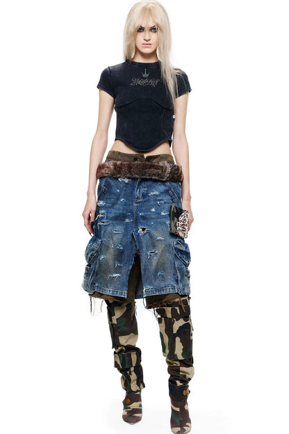 Millennium Punk Rhinestone Blouse