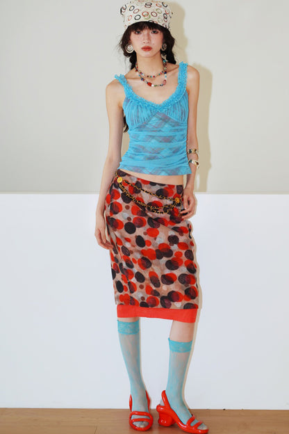 Faux Two-Piece Summer Skirt