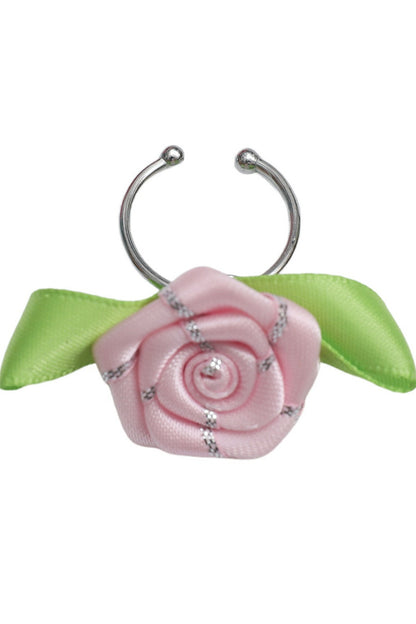 DIY Vintage Rose Satin Ring