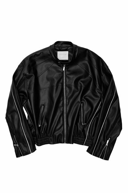 Loose PU Leather Biker Jacket
