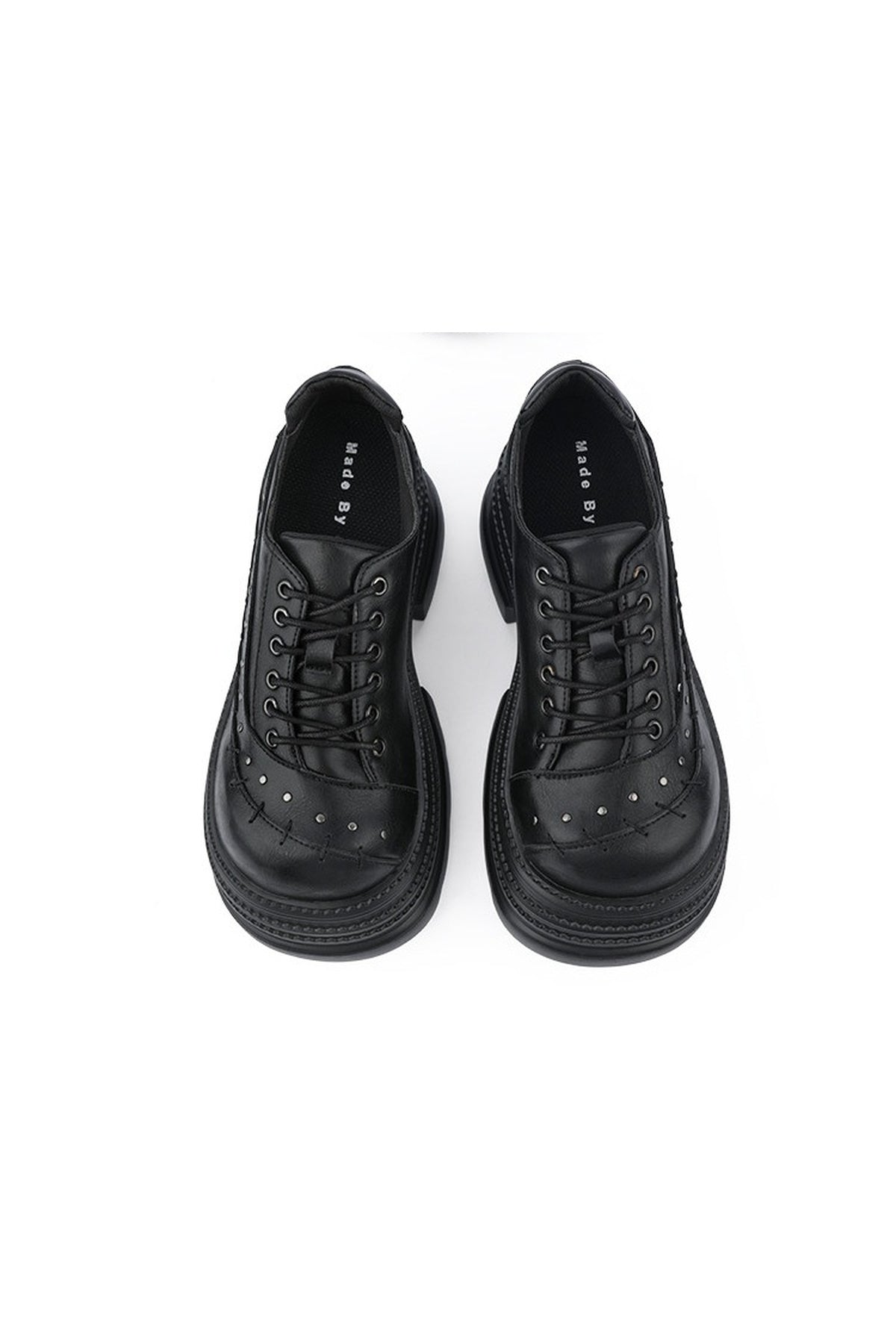Gothic Thick-Soled Leather Shoes