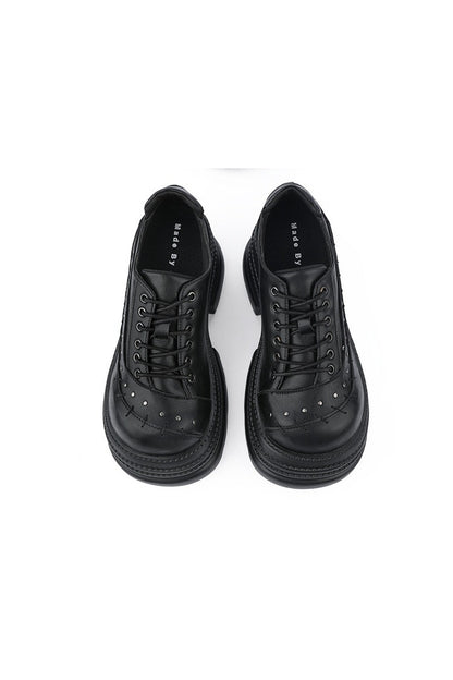 Gothic Thick-Soled Leather Shoes