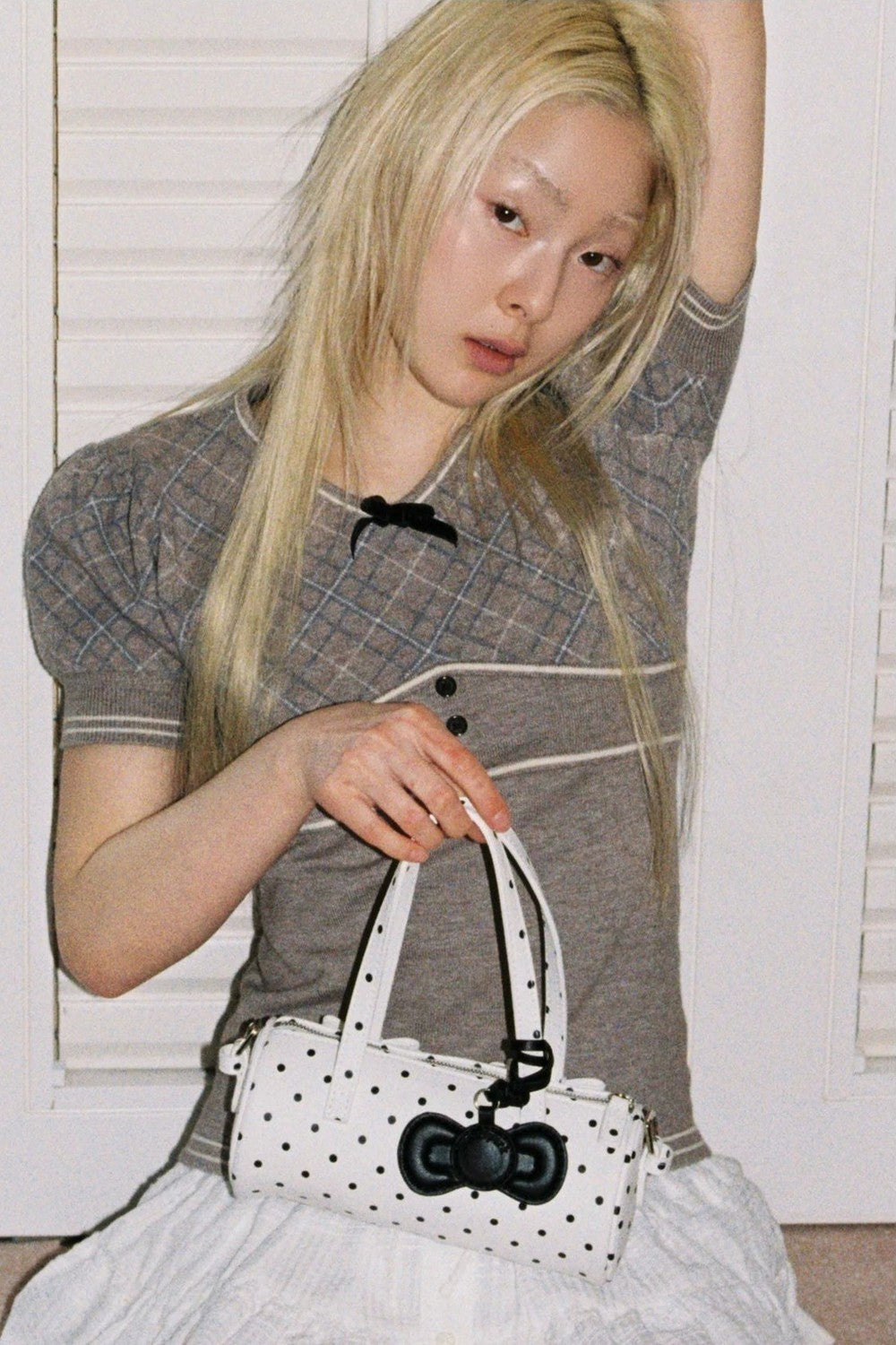 Cute Polka Dot Bucket Bag
