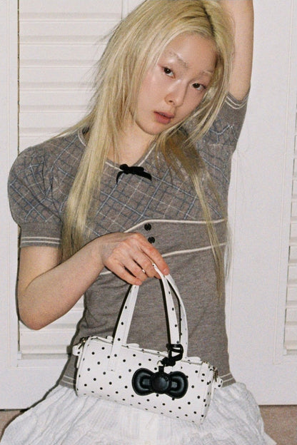 Cute Polka Dot Bucket Bag