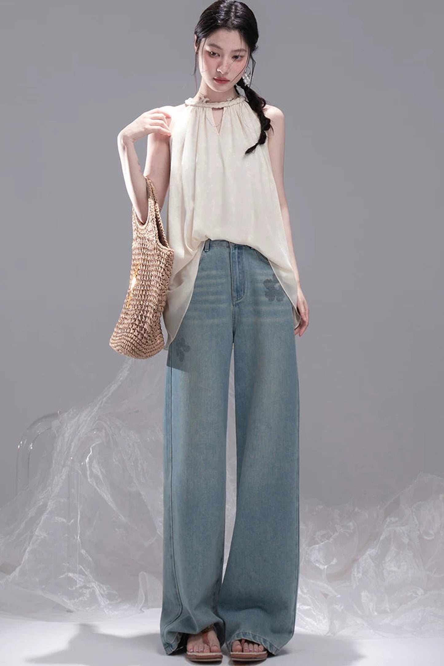 Champagne Apricot Chiffon Blouse
