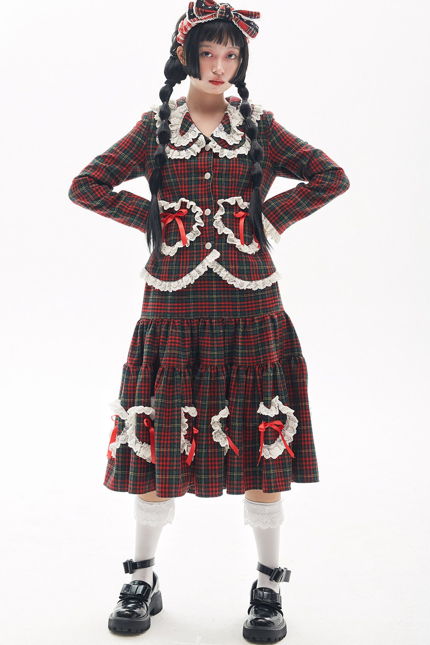 Showa Retro Red Lolita Coat