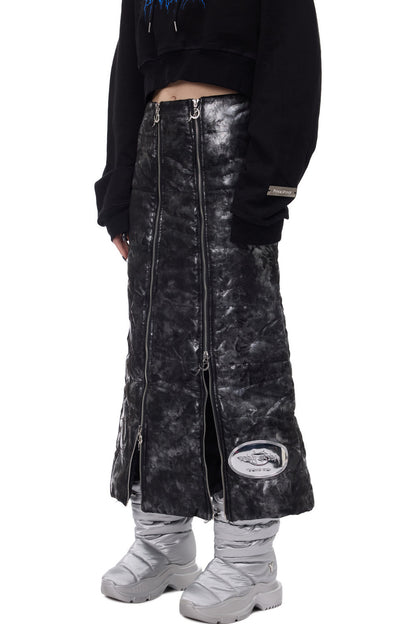 Electric Moon Quilted Skirt