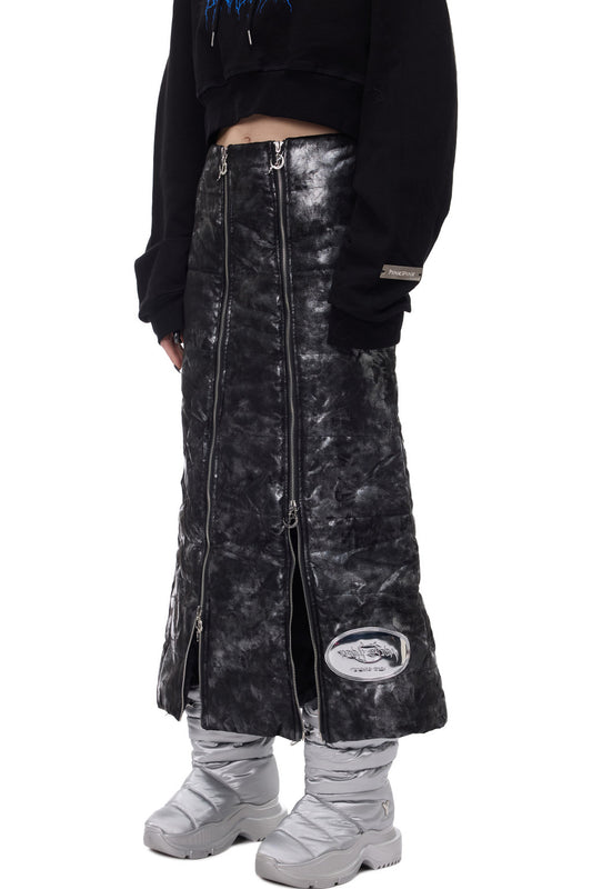 Electric Moon Quilted Skirt