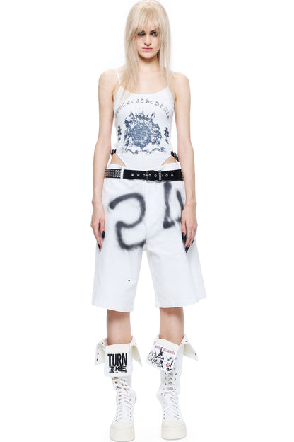 Gothic Rhinestone Tank Top