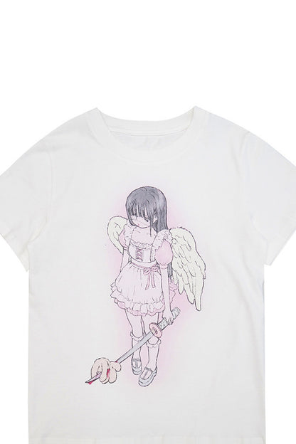 Angel Print T-Shirt