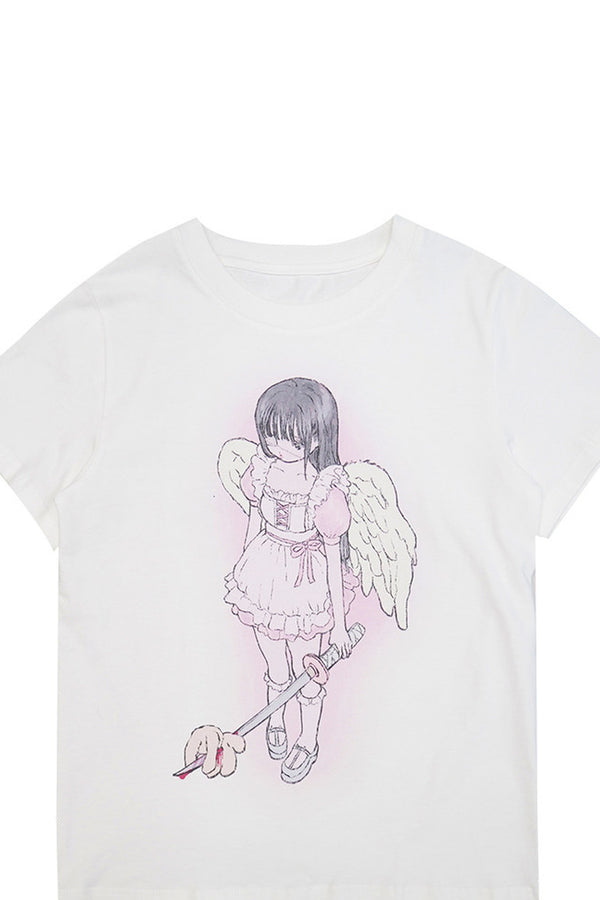 Angel Print T-Shirt