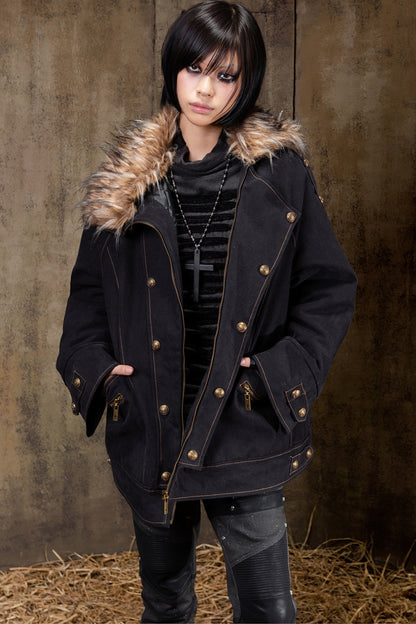 Style Mid-Length Loose Jacket
