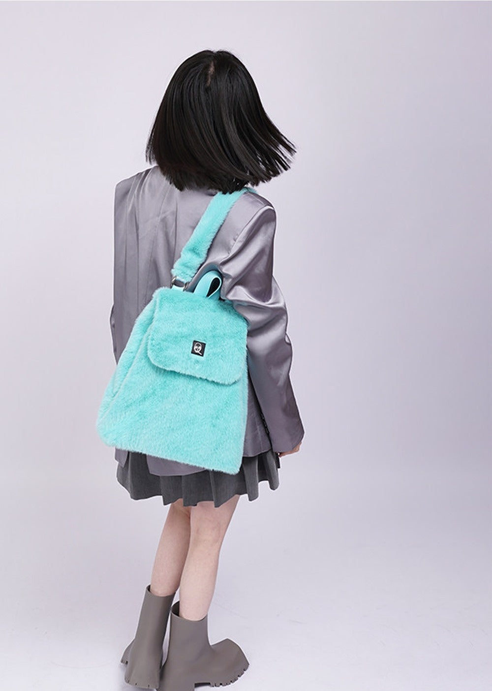 Zaino a tracolla peloso Macaron