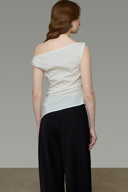 French Lace Off-Shoulder Blouse