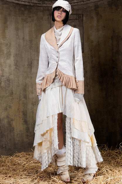 Asymmetrical Lapel Gothic Jacket