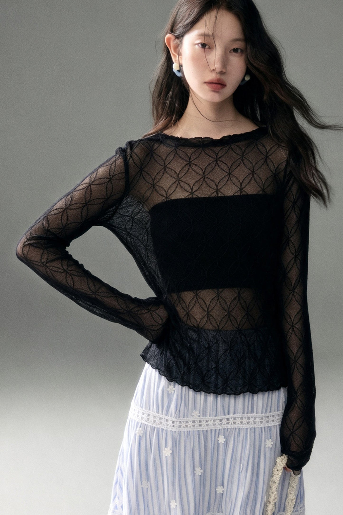 Echo of the Wind Lace Top