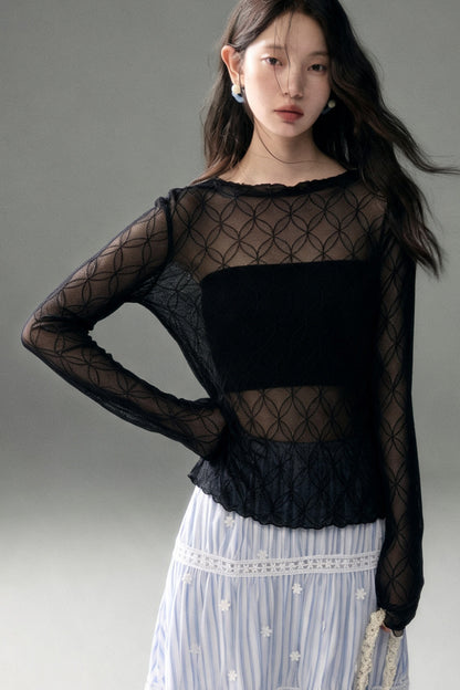 Echo of the Wind Lace Top
