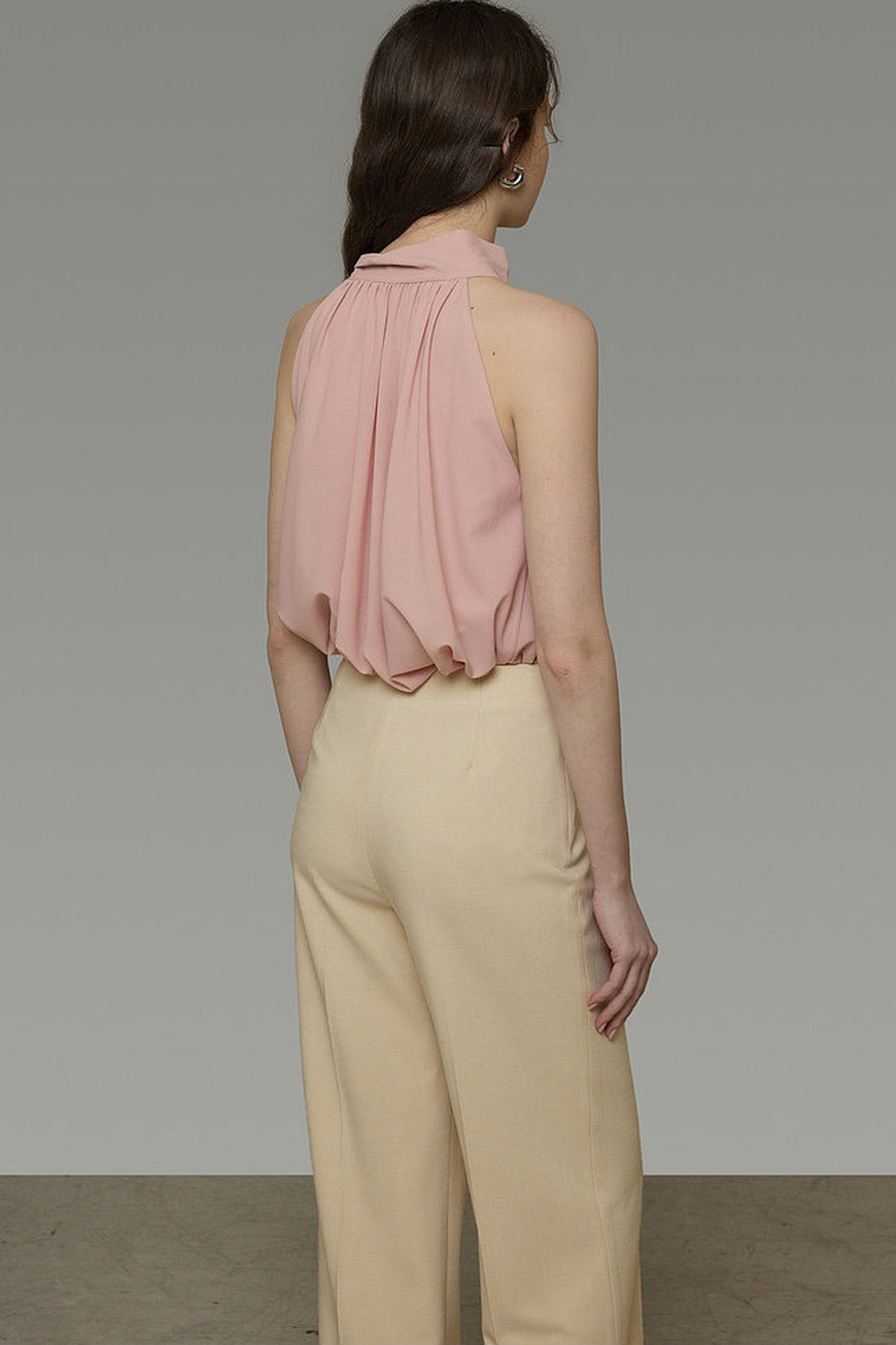 Misty Pink Halter Top