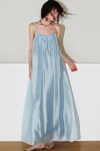 Pearlescent Gauze Dress Set