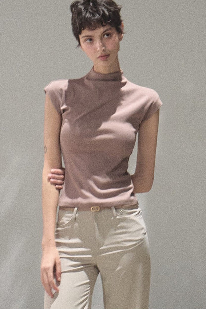 Lyocell Draped Flared Pants