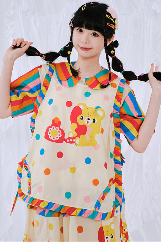Japanese Rainbow Diary Vest