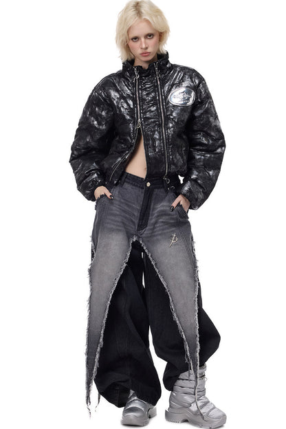 Deconstructed Wasteland Denim Pants