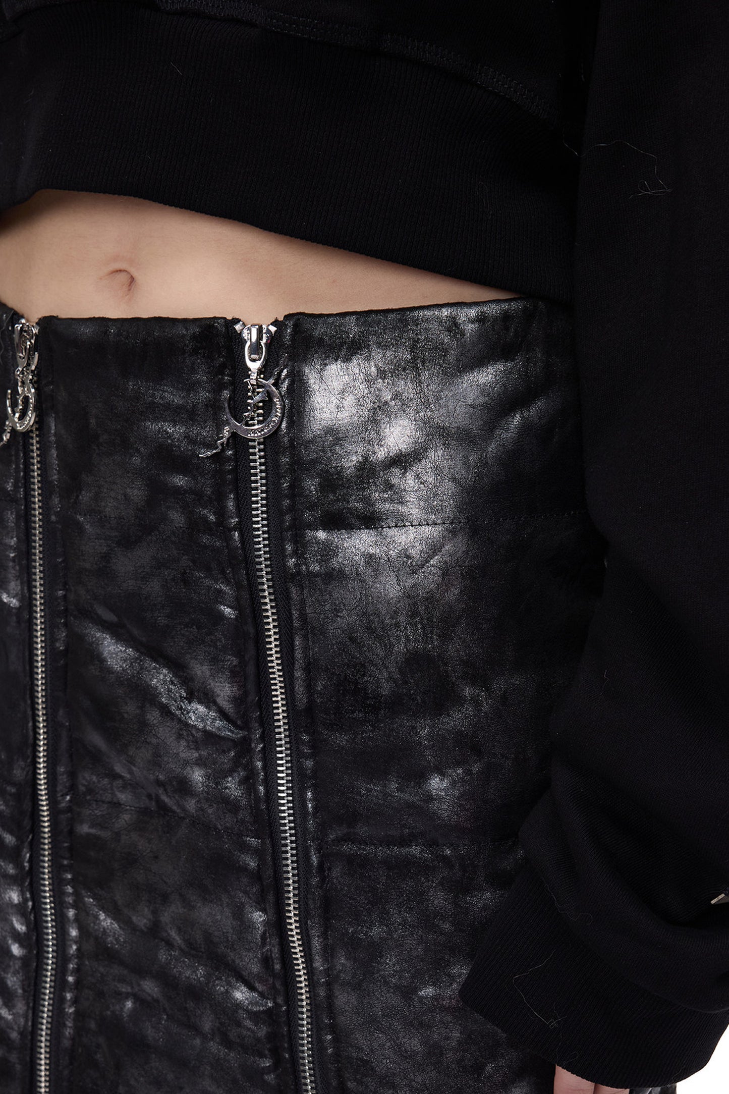 Electric Moon Quilted Skirt