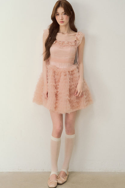 Robe en tulle bouffante de cours de ballet