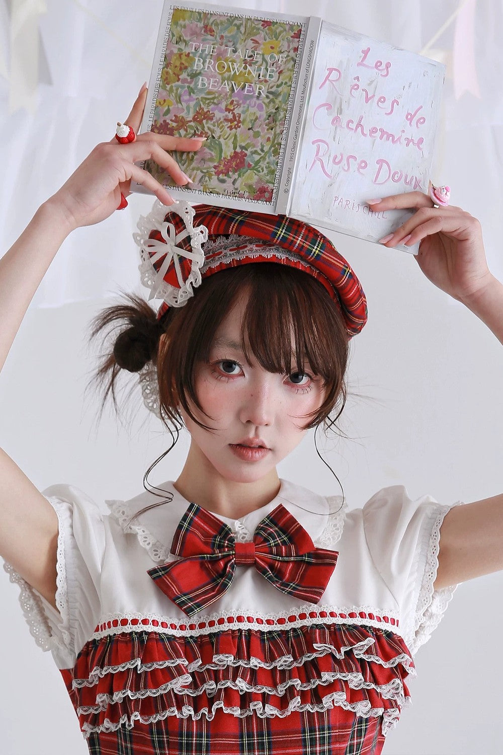 Showa Retro Red Lolita Beret