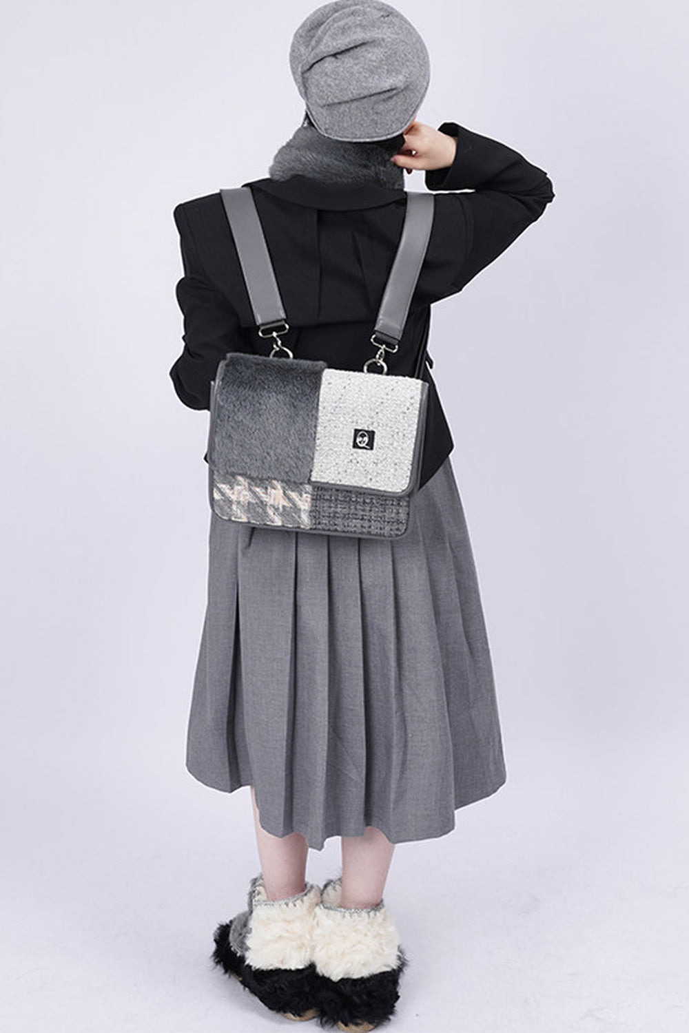 Y2K Color-Blocking Crossbody Bag
