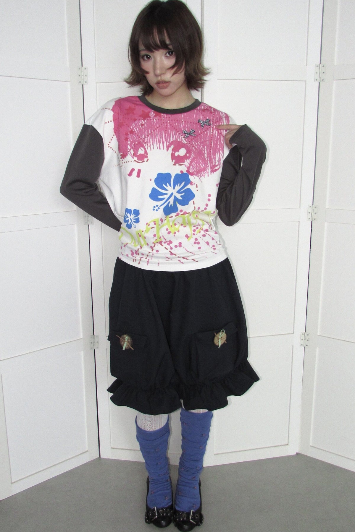 Print Long Sleeve Top