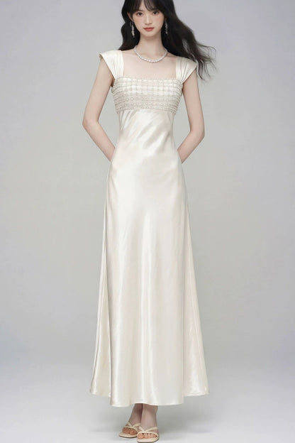 Moonlight Satin Evening Dress