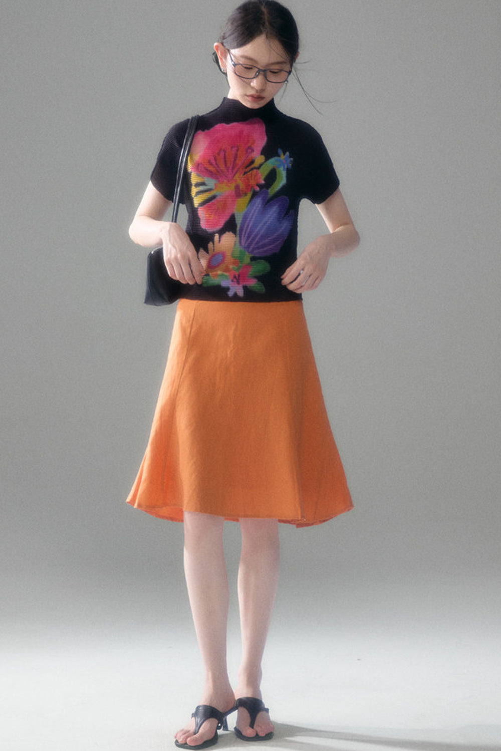 Tencel Linen A-Line Fishtail Skirt