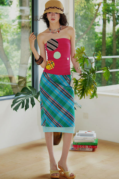 Niche Color-Block Patchwork Vest