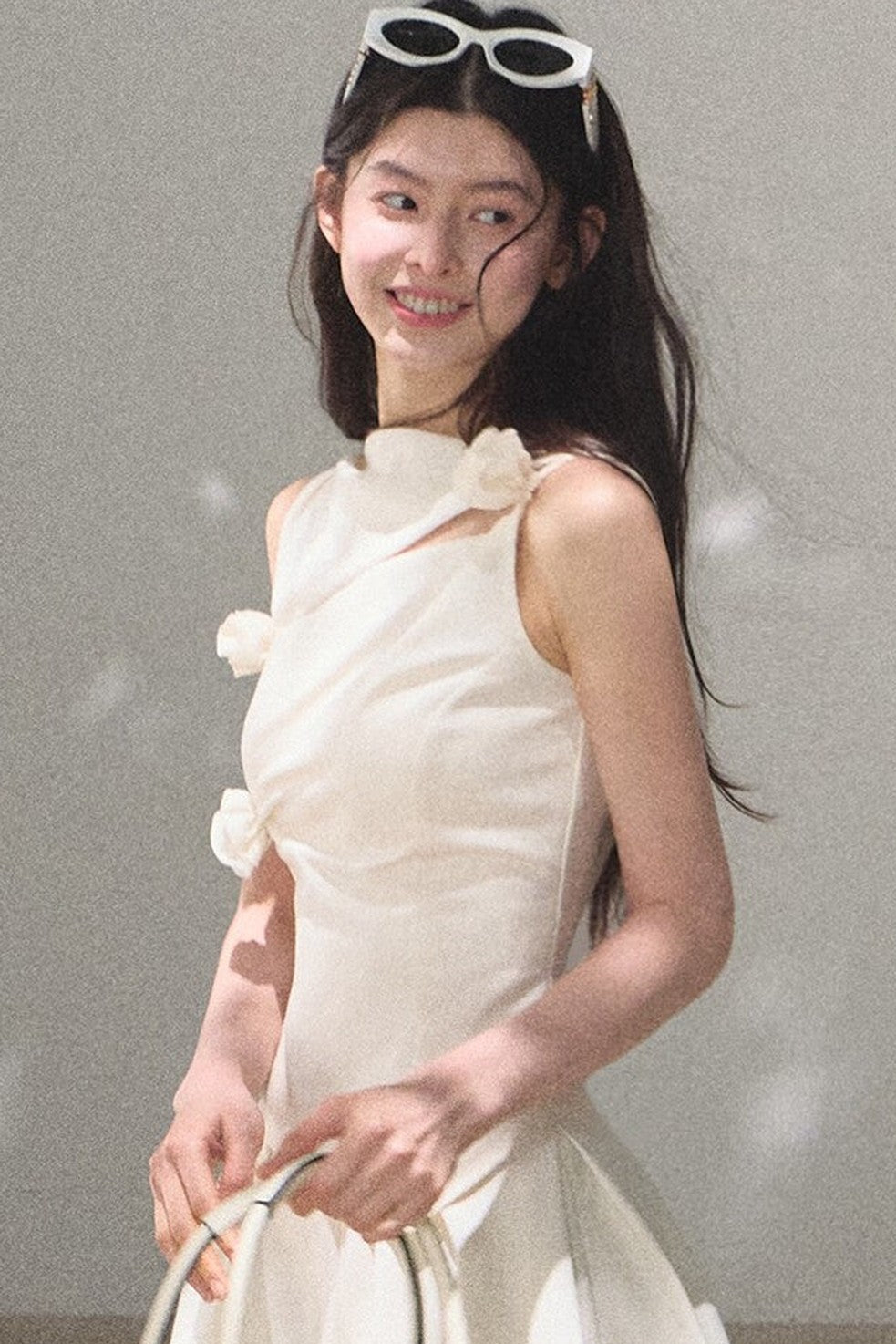 One-Shoulder Lyocell Wool Camisole