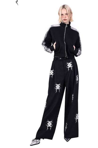 Embroidered Loose Pants