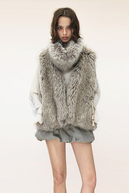Thickened Faux Fur Collar Scarf