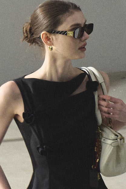 One-Shoulder Lyocell Wool Camisole