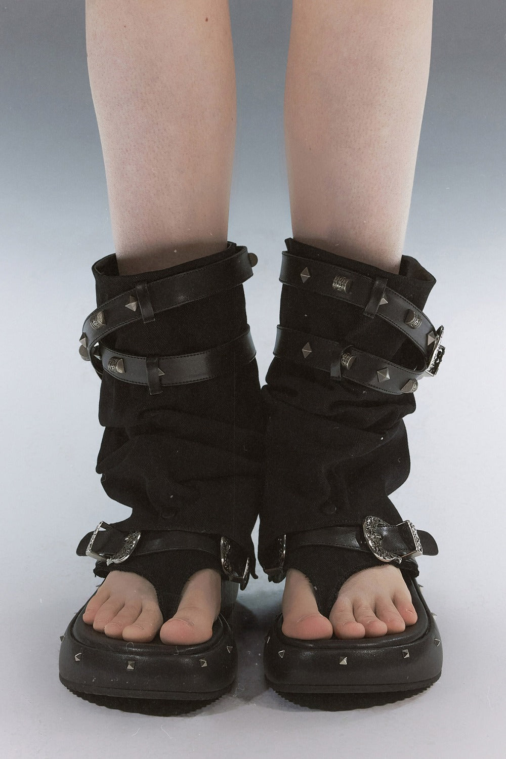 Decadent Punk Rivet Sandals